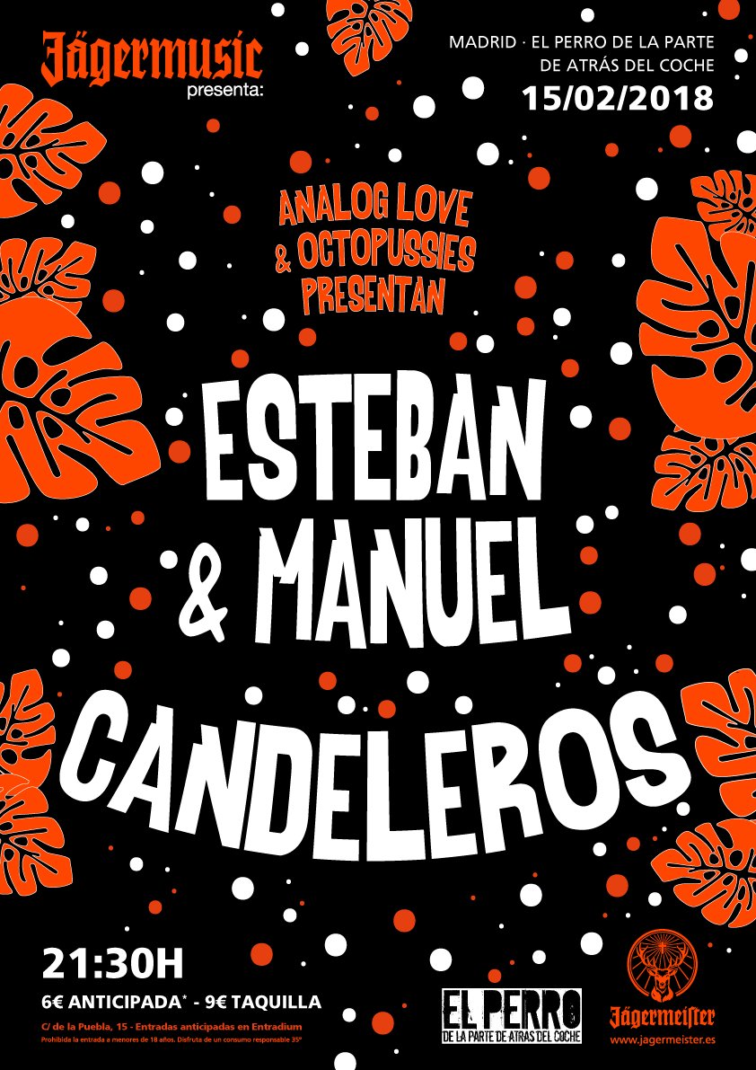 ¡Llevamos más de la mitad del aforo vendido para el concierto del jueves en @ElPerroMadrid! No te quedes sin tu entrada: entradium.com/entradas/esteb…