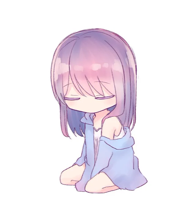 らくがき よく描く女の子(ヘッダーとか)のif設定みたいなものです 