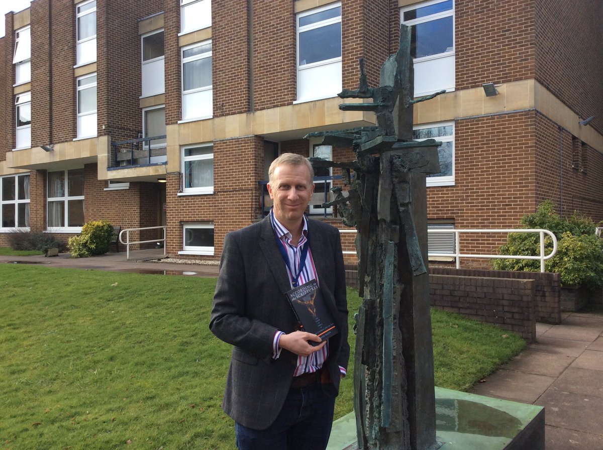 queensfdn's tweet image. Congratulations to @queensfdn tutor Dave Allen on his latest book: According to the Scriptures: The  Death of Christ in the Old Testament and the New. Out now @SCM_Press  #research #oldandnew #Lent2018