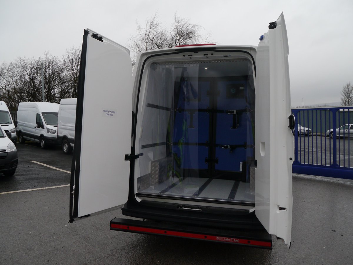 CoolKitLtd's tweet photo. New Crafter Dual Temperature Freezer Conversion (+25C to -25C) ready to be delivered to @Volkswagen_CV for their @BVRLA Members Event. Removable bulkhead. @GAHgroup Unit. @7transcan Transcan Pharma temperature recorder + SevenEye Vehicle Tracking System #pharmavan #freezervan https://t.co/ioDYgbq50y