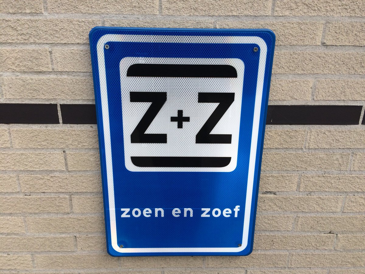 Zoen en Zoef dus... gelukkig stond het erbij! #parkeren #klantbeleving