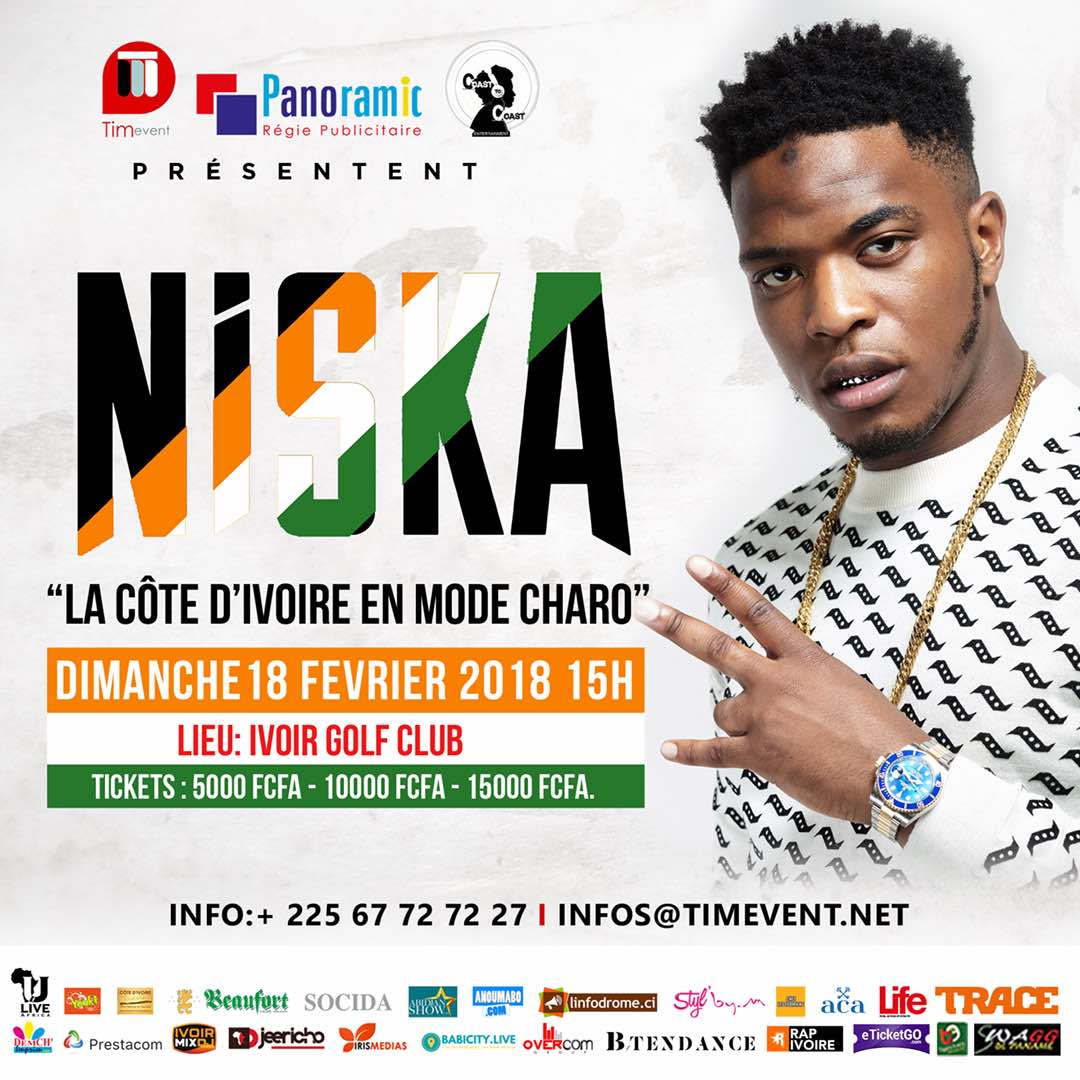 Belead_Officiel's tweet photo. Jour J - 5 🔥🔥🔥🔥
Es-tu prêt à recevoir Niska comme il se doit ? Récupère vite ton tickets dans tous les points de vente habituels. Charo piraterie 🔥🔥🔥🔥
#AbidjanCharo 
#ConcertCommando
#Niska18Fevrier
#Belead4Niska https://t.co/XCxvRYd7lo