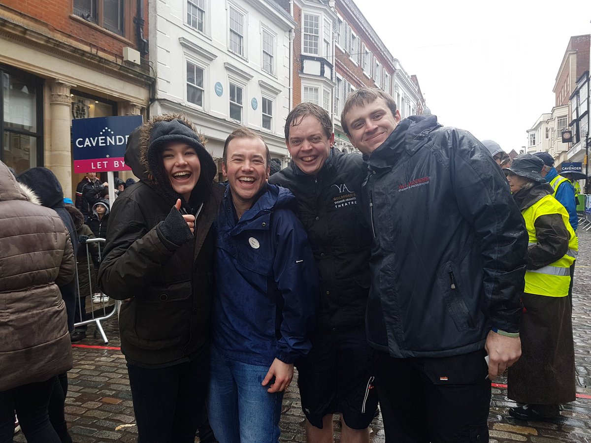 YvonneArnaud's tweet photo. And we won!! Well done to our runners! #GuildfordPancakeRaces https://t.co/4QJp10hNmi