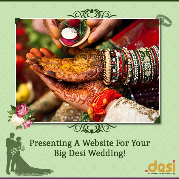 dotdesi's tweet image. Your dream wedding deserves a dream website. #dotdesi presents a brand new wedding website. Check out: getyour.desi/wedding