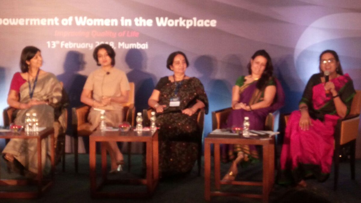 Dr. Saundarya Rajesh, Founder President, AVTAR Group, moderating the #Sodexo's #DiversityEvent Panel 'What it take to be successful as a women'
@SodexoIndia @AVTARGroup