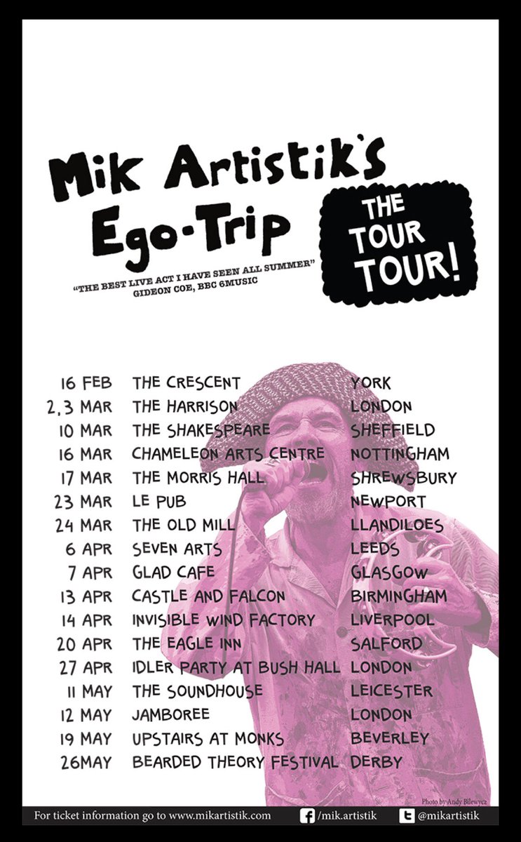 Mark Kelly (@upthevale) on Twitter photo The Ego Trip continues.... From York to <a href="/beardedtheory/">Bearded Theory</a> with love... get on board...
<a href="/mikartistik/">Mik Artistik</a> <a href="/jonnyegotrip/">jonnymikartistik</a> <a href="/gidcoe/">Gideon Coe</a> <a href="/BBCGidCoeShow/">The account formerly known asGideon Coe on 6 Music</a> <a href="/BBC6Music/">BBC Radio 6 Music</a> <a href="/TheGlastoThingy/">The Glasto Thingy</a> <a href="/martinkelner/">martin kelner</a> <a href="/johnnyianson/">Johnathan I'Anson</a> <a href="/TheHarrisonFolk/">The Harrison Pub</a> @ChrisHawkinsUK <a href="/JumboRecords/">Jumbo Records</a> <a href="/Crash_Records/">Crash Records</a>
Pls RT 🎶🎶🦊🦊 The Ego Trip continues.... From York to <a href="/beardedtheory/">Bearded Theory</a> with love... get on board...
<a href="/mikartistik/">Mik Artistik</a> <a href="/jonnyegotrip/">jonnymikartistik</a> <a href="/gidcoe/">Gideon Coe</a> <a href="/BBCGidCoeShow/">The account formerly known asGideon Coe on 6 Music</a> <a href="/BBC6Music/">BBC Radio 6 Music</a> <a href="/TheGlastoThingy/">The Glasto Thingy</a> <a href="/martinkelner/">martin kelner</a> <a href="/johnnyianson/">Johnathan I'Anson</a> <a href="/TheHarrisonFolk/">The Harrison Pub</a> @ChrisHawkinsUK <a href="/JumboRecords/">Jumbo Records</a> <a href="/Crash_Records/">Crash Records</a>
Pls RT 🎶🎶🦊🦊
