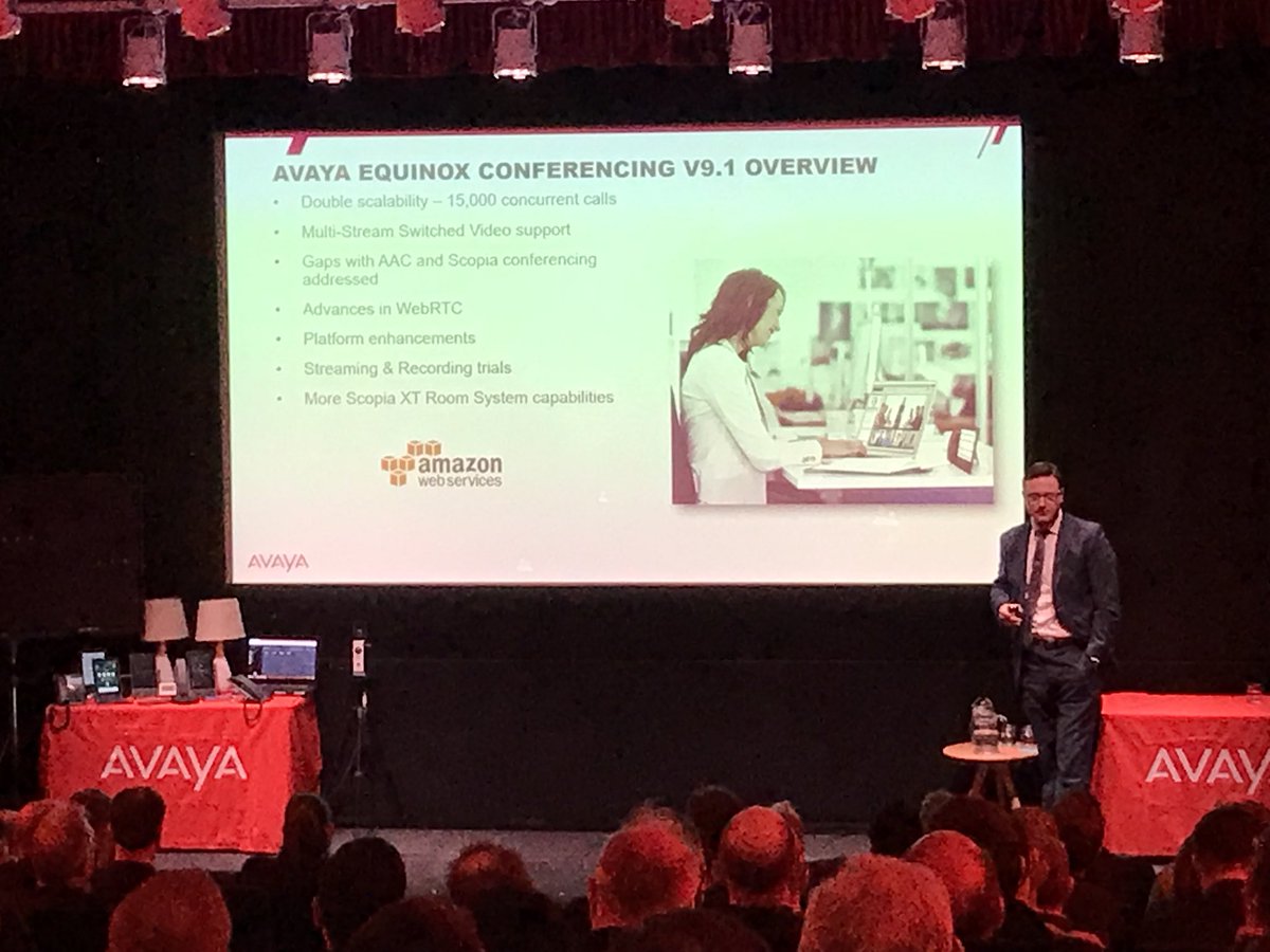 SimoneBini's tweet image. @Team_Engagement presents the latest and greatest about our @Avaya #Equinox #Conferencing #DesktopExperience #avayaedgeworldtour #ExperienceAvaya