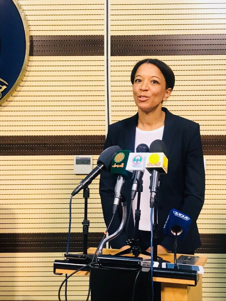 Two awe inspiring female leaders from @siemens discussing various project and skills initiatives in Sudan. This is leadership in action. This is Siemens.