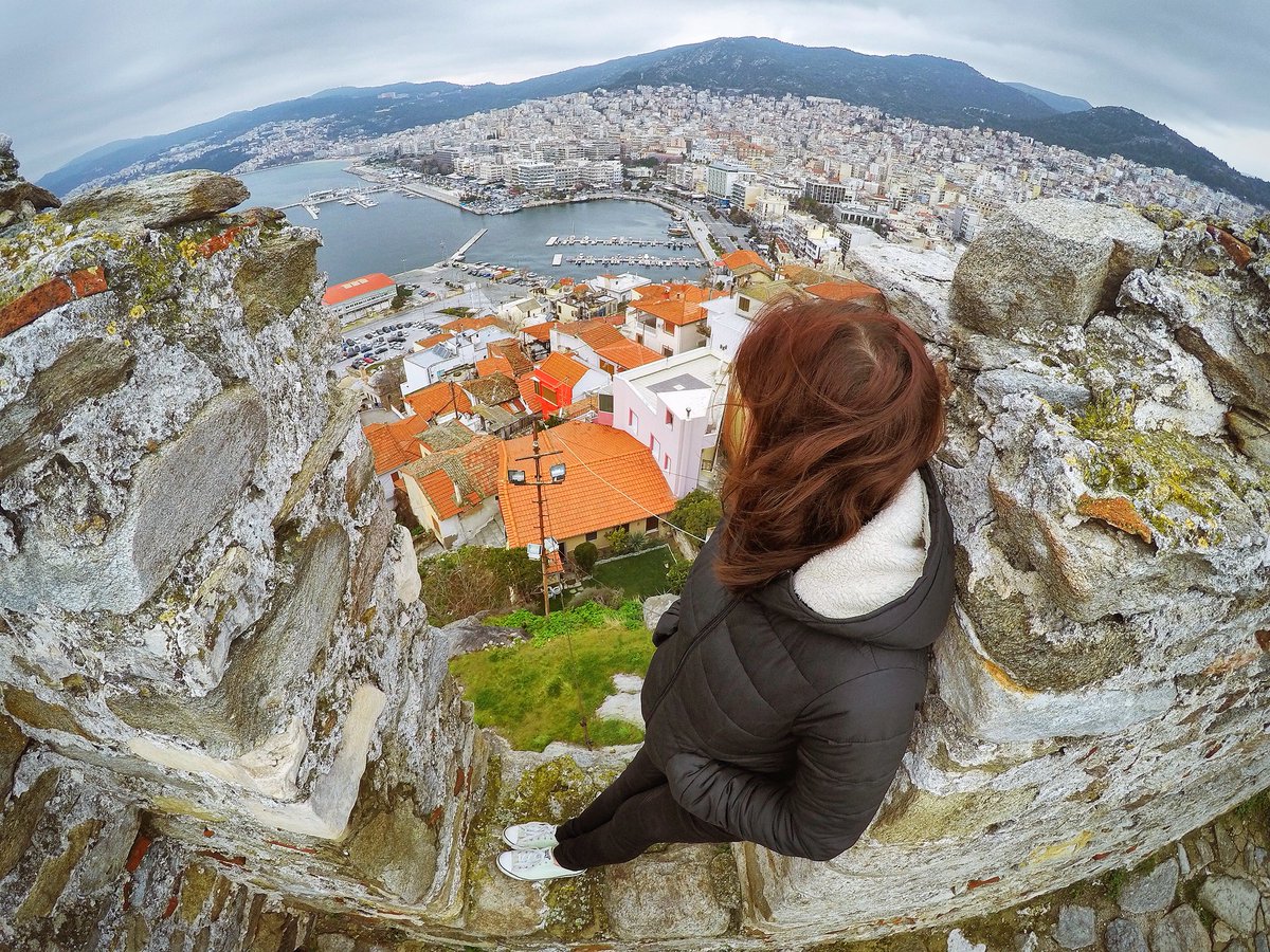 a_roberts_tse's tweet photo. RT @TheWrightRoute: Checking out that view from #Kavala Castle
#Greece #Travel #wanderlustwednesday https://t.co/gHoH4R1Cb8