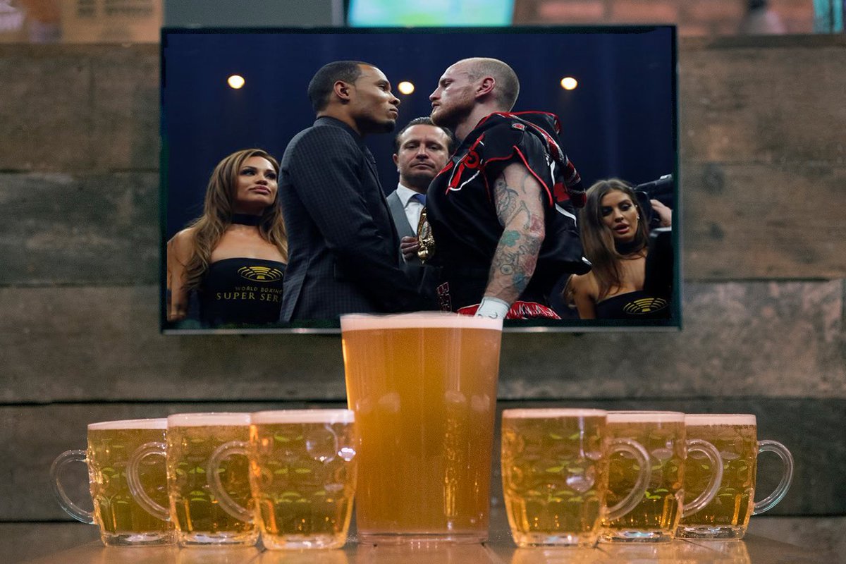 We will be screening the Eubank Jnr Boxing this Saturday, so don’t miss out on booking you and your pals in for a booth! 
Enjoy a pitcher of Apache and 20 wings for £20 while you’re at it!
To book, call 0141 237 4040 or visit crafty-pig.com/reservations.p…