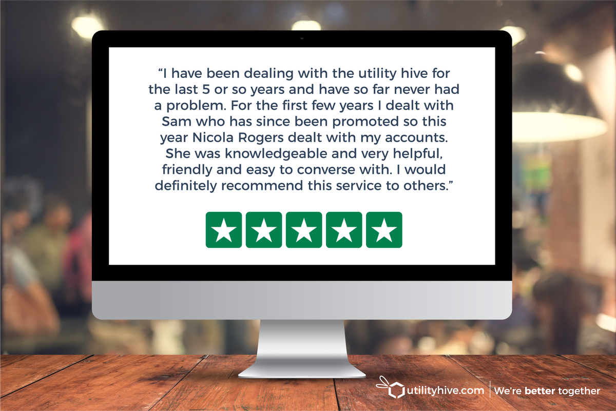 utilityhive's tweet image. It's #TrustPilotTuesday!

Here at Utility Hive we pride ourselves on ensuring that each and every one of our customers receives excellent service - this customer definitely agrees!

If you'd like to speak to one of our brilliant Utility Experts, please call us on: 0800 029 4519!