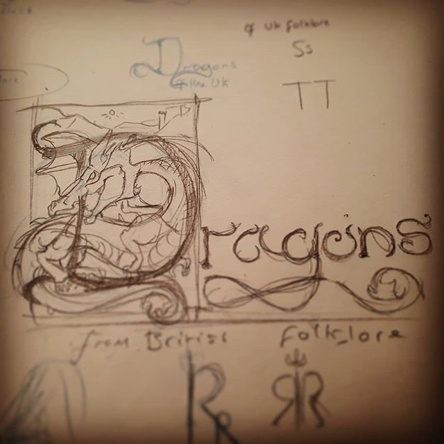 TrollsCanPaint's tweet photo. Typography For the book-in-prog
#tw #text #dragons #illuminatedletter #medieval #dragonfolklore #lettering #fantasy #book #type #font https://t.co/GGhbsFxvLc