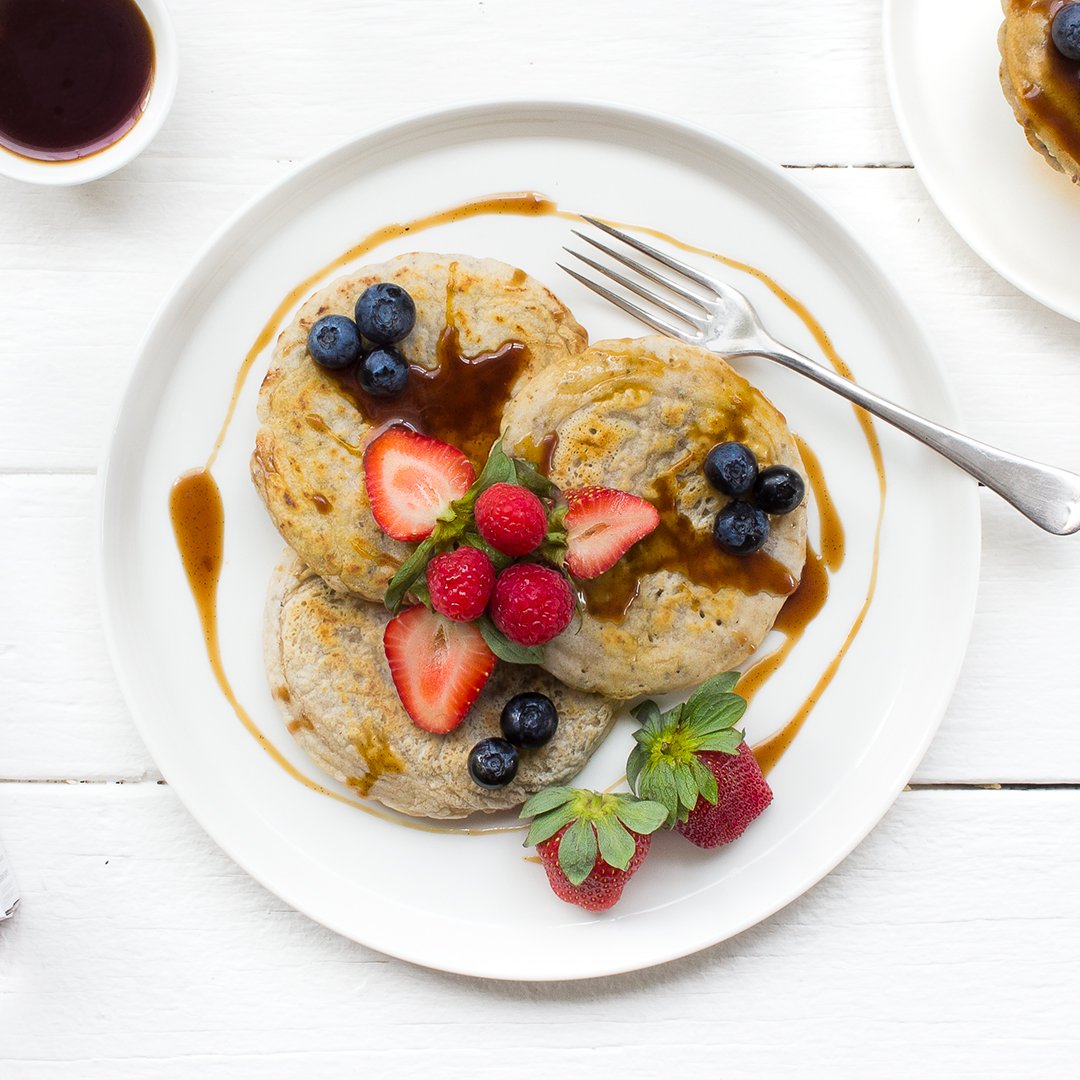 Happy Pancake Day! 🥞 We're celebrating in the office with our lovely Free From Buckwheat Pancakes 👉 Who would you most like to share them with? 😊 #orgranbuckwheatpancakes