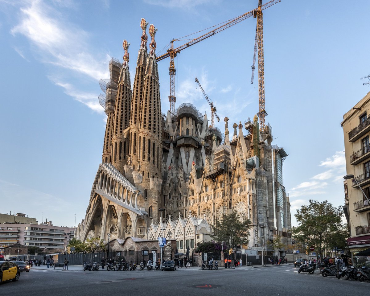 Sagrada Familia Street View La Sagrada Família On Twitter: "#Gaudí Dedicated 43 Years Of His Life To  The #Sagradafamília, So Almost His Entire Professional Career Can Be Seen  In His Design. Https://T.co/Jy702Aqalo" / Twitter