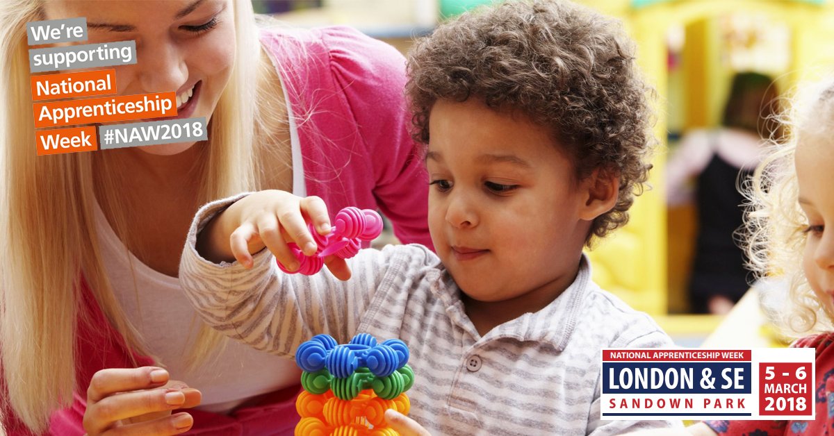 ParentaTraining's tweet image. As part of National Apprenticeship Week 2018 we'll be attending The National Apprenticeship Show in London on 5th &amp;amp; 6th March. Come and visit us at stand 161, have a chat with our friendly team and grab an information pack about our #childcare #apprenticeships #NAW2018