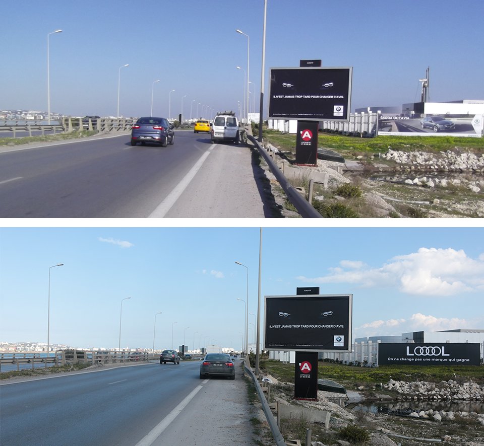 adworldmasters's tweet photo. Brands war never ends! In Tunisia, @BMW installed an outdoor banner in front of @Audi's showroom and Audi checkmated it! 👌🚙 #marketing #creative #advertising #brandswar #bmwvsaudi #audivsbmw #checkmate https://t.co/VeYHrruXFo