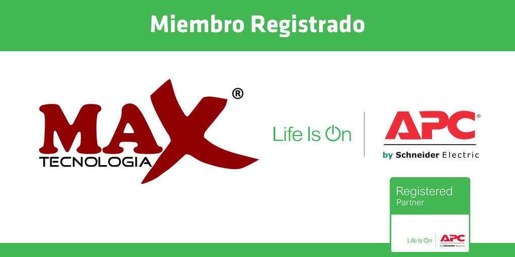 #MaxTecnologiaDO se convierte en socio registrado de <a href="/APCbySchneider/">APC</a>. seguimos avanzando