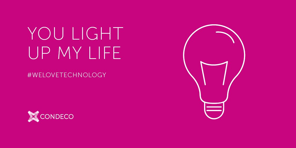 CondecoUK's tweet photo. Sharing the ❤️ this #ValentinesDay – You light up my life! - How Can You Reduce Energy Consumption in the Office #WorkplaceTech #WeLoveTech #Technology https://t.co/VgRclhydgN https://t.co/MyU477DuVu