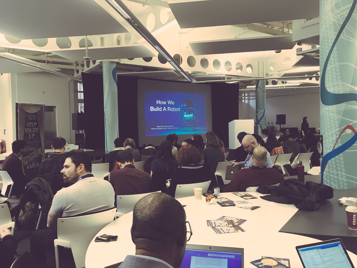 disrupt_learn's tweet photo. Up next we have @LicoriceHazel keptnoting on #HowToBuildARobot #RemixPlay2 https://t.co/93HTQiS8Lv