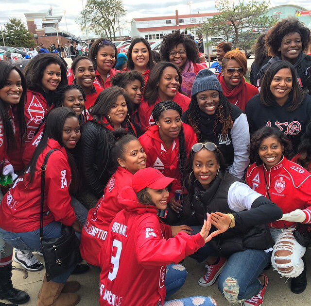 Hi_iMChocolate's tweet photo. Happy Charter Day to THE BEST chapter I know, love and am oh so proud to be from! You can never go forward without acknowledging those that came before you & where you’ve been! Thank you to my Charter members & every big sister before me! #TDMade #47Years #AintNoDeltaLikeATDDelta https://t.co/eGnVSfvno9