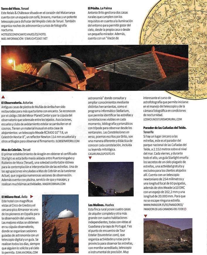 Gracias a <a href="/LaVanguardia/">La Vanguardia</a> por considerarnos uno de los mejores #hoteles donde se puede disfrutar de la observación de #estrellas