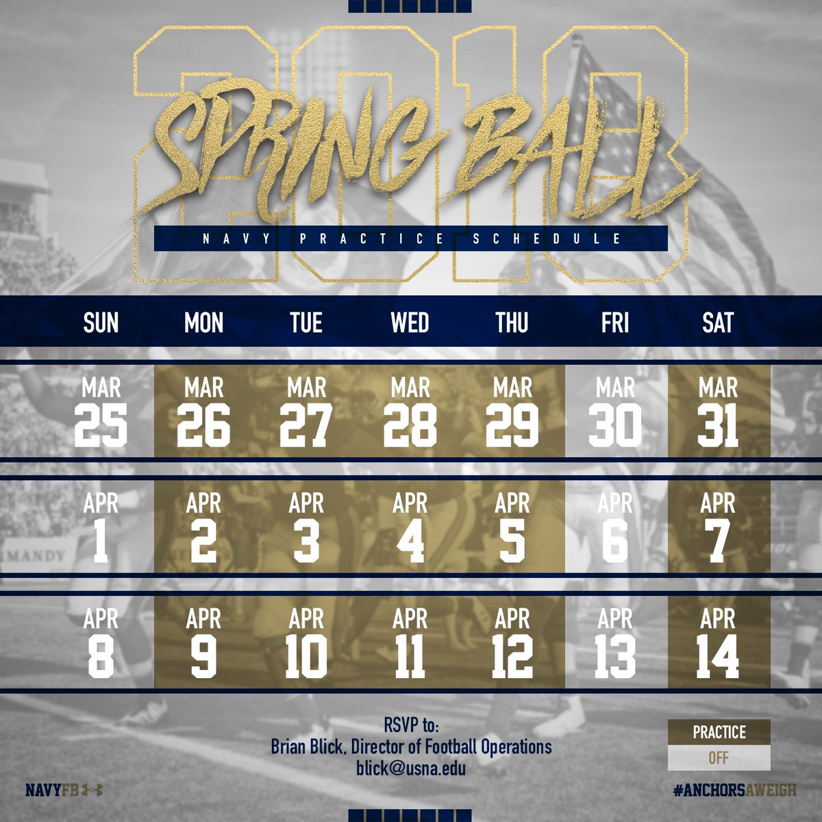 Navy Football tweet media