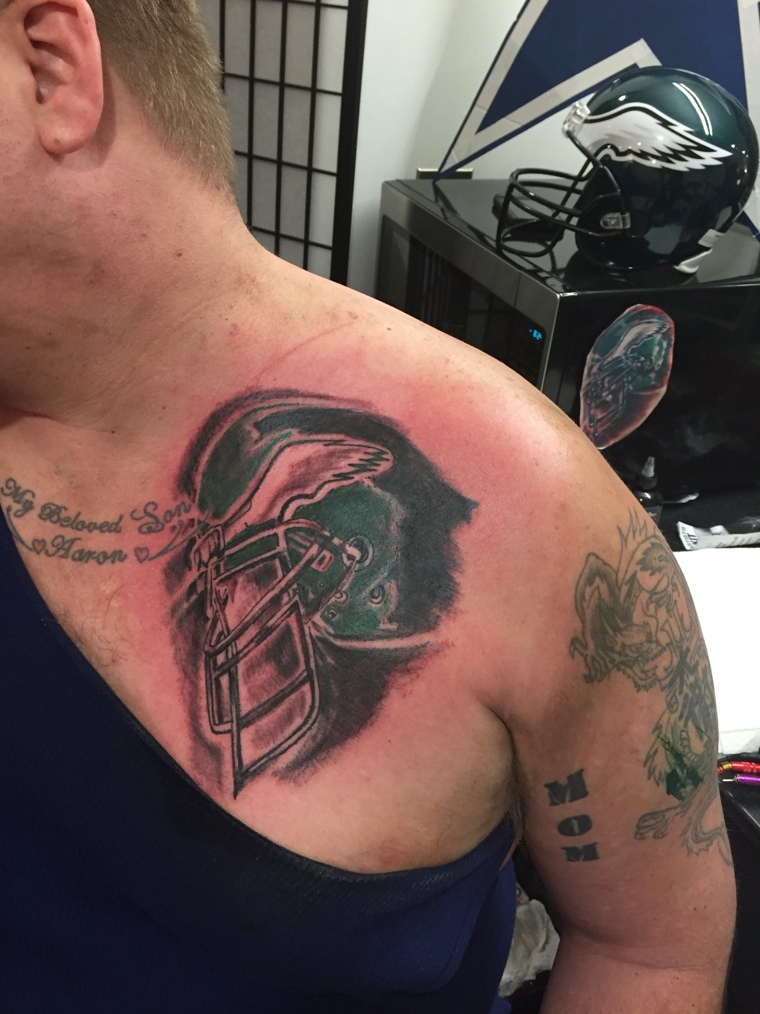 Jason Kelce speech Eagles fan gets tattoo photo  Sports Illustrated