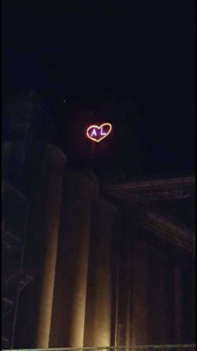 's tweet image. The Anderson’s Delphi put this tribute up for our beloved Abby and Libby. Justice will be served.  #prayfordelphi #abbyandlibby #delphistrong