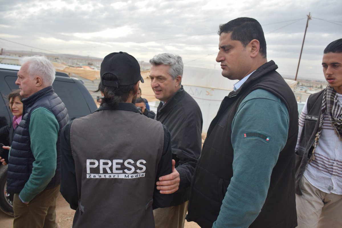 theroad_media's tweet photo. An exclusive interview with Grandi.
The United Nations High Commissioner for Refugees (UNHCR) Filippo Grandi @RefugeesChief answer the questions by the team of the World Refugee Magazine” The Road”

Well done team.
#Syria #UNHCR #Jordan #Refugees #ZaatariCamp #ZaatariRefugeesCamp https://t.co/EGFsI8jtHk