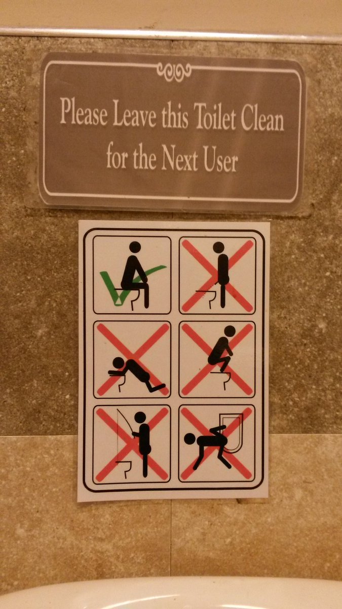 Loo etiquette #SriLanka. Bottom left particularly intriguing.