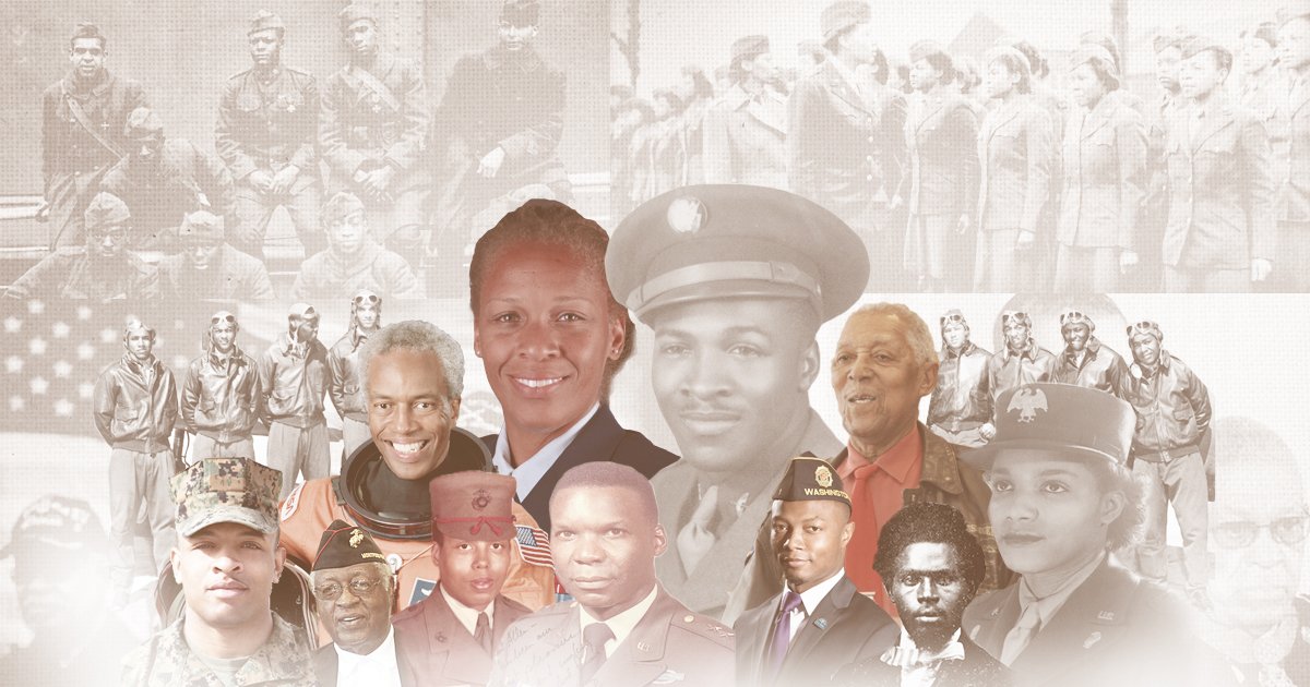 DeptVetAffairs's tweet image. The Harlem Hellfighters. The Montford Point Marines. The Tuskegee Airmen. The 761st Tank Battalion. During #BlackHistoryMonth, we remember the courageous men and women who endured past struggles in order to gain the equality we enjoy today. #HonoringVets