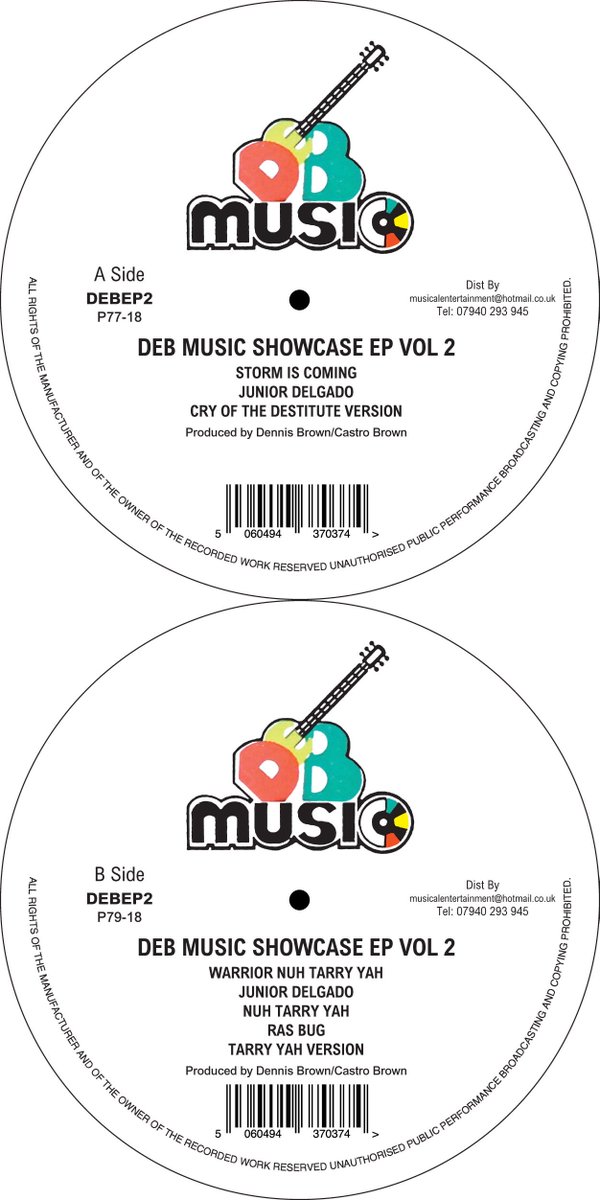 RadsRaddy's tweet photo. Coming march stock up as ltd edition pressing
DEB MUSIC EP SHOWCASE VOL 2
musicalentertainment@hotmail.co.uk https://t.co/WAwA4N2Xtj