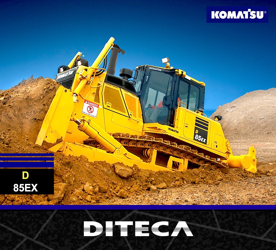 DitecaKomatsu's tweet photo. La facilidad de operación y productividad del nuevo D85EX / PX se mejora enormemente a través de un sistema de control electrónico de tren de fuerza recientemente diseñado. #BULLDOZER #KOMATSU #TRACTOR #DITECA #EQUIPO #ECUADOR #GARANTIA #ECOAMIGABLE #SEGURO #COMFORTABLE https://t.co/hkwNaTTIua
