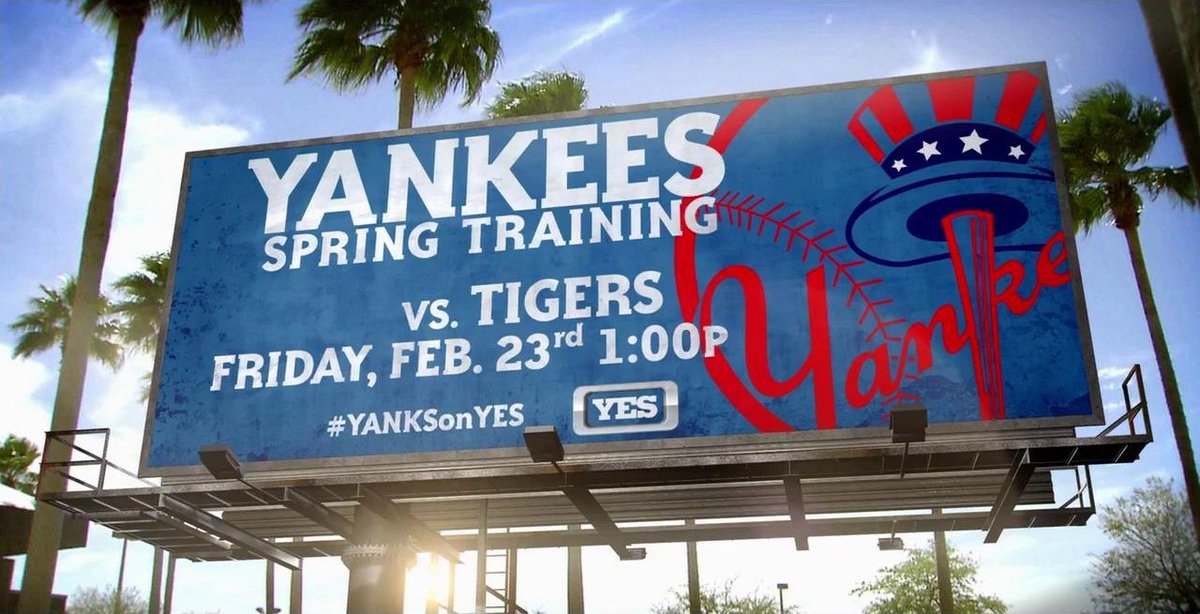 YESNetwork's tweet photo. The wait is nearly over...

Just 10 more days until @Yankees baseball returns to your TV screens! https://t.co/MCxsFGn2PD