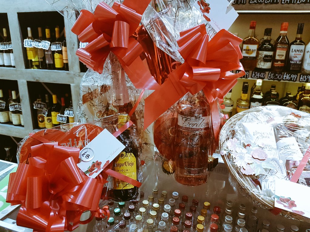 TheCellar5's tweet photo. Valentine's Day Hampers From £5 @TheCellar5. Say "I Love You" in style #Prosecco #chocolate #pinkgin #wine #Crawley #shoplocal #wehaveitall #valentinesday #BeMine #thecellar https://t.co/gDzU4NMnCE