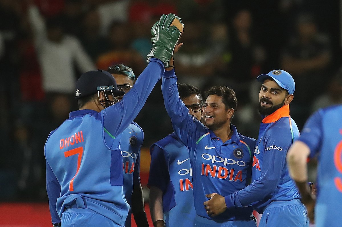 BCCI's tweet photo. HISTORY created!

#TeamIndia's first bilateral ODI series win in South Africa! An unassailable 4-1 lead now with just one more to play.  

#SAvIND https://t.co/qrJerFGZXc
