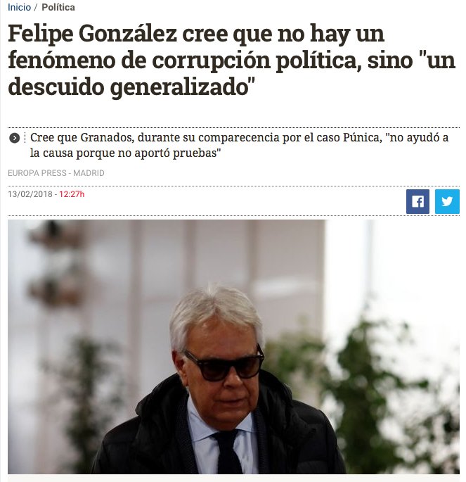 IzquierdaUnida's tweet photo. - Te descuidas una vez y privatizas Gas Natural.
- Te vuelves a descuidar y te hacen consejero de Gas Natural cobrando 127.000€.
Y así pasa la vida Felipe González, de descuido en descuido... https://t.co/FUkDqPRFQv