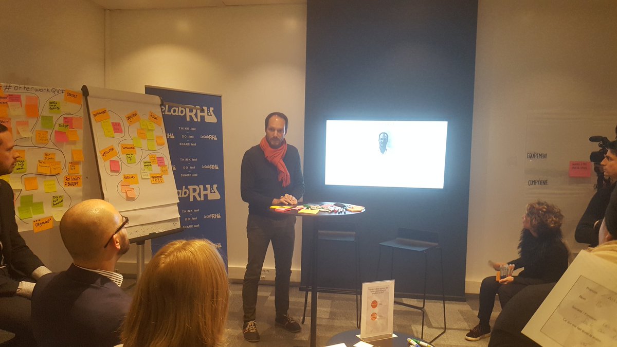 LeLabRH's tweet photo. @wittyfit_fr partage des exemples concrets #afterworkQVT @LeLabRH @UpSolutions_FR @SopraSteria_fr https://t.co/W2Dp938p9S