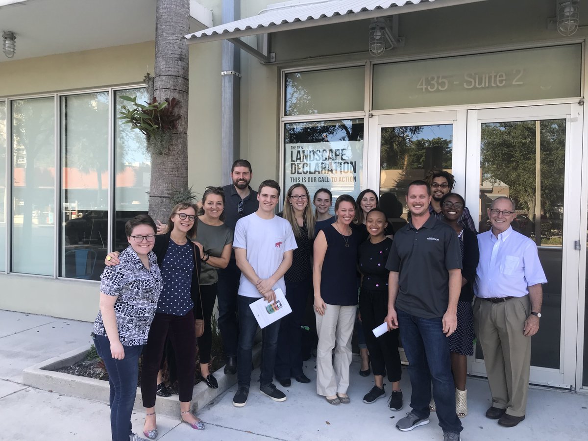 creativecampus's tweet photo. Last week, several CC Fellows visited FAT (Flagler + Arts + Technology) Village in Ft Lauderdale, Florida! It's great to see so many artists thriving in this arts district! Thanks for having us, @FAT_Village ! https://t.co/z909pDSVNv