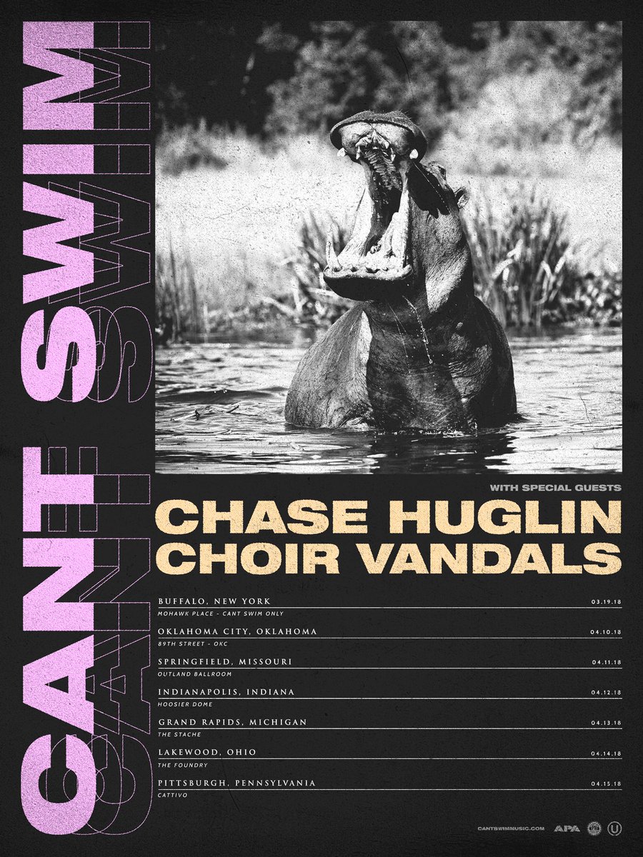 Have you gotten tickets for these shows yet? cantswimmusic.com/shows/