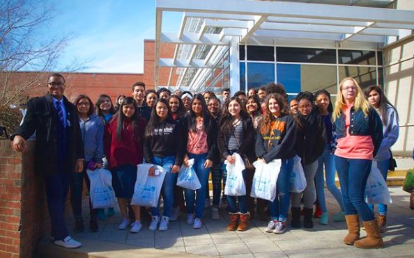 Here is a photo from our trip to @ECSU for their open house! We are looking forward to building more memories, and we want to learn about more colleges! @uncpembroke is the site of our next trip! #SCSUpwardBound18 #NCPromise