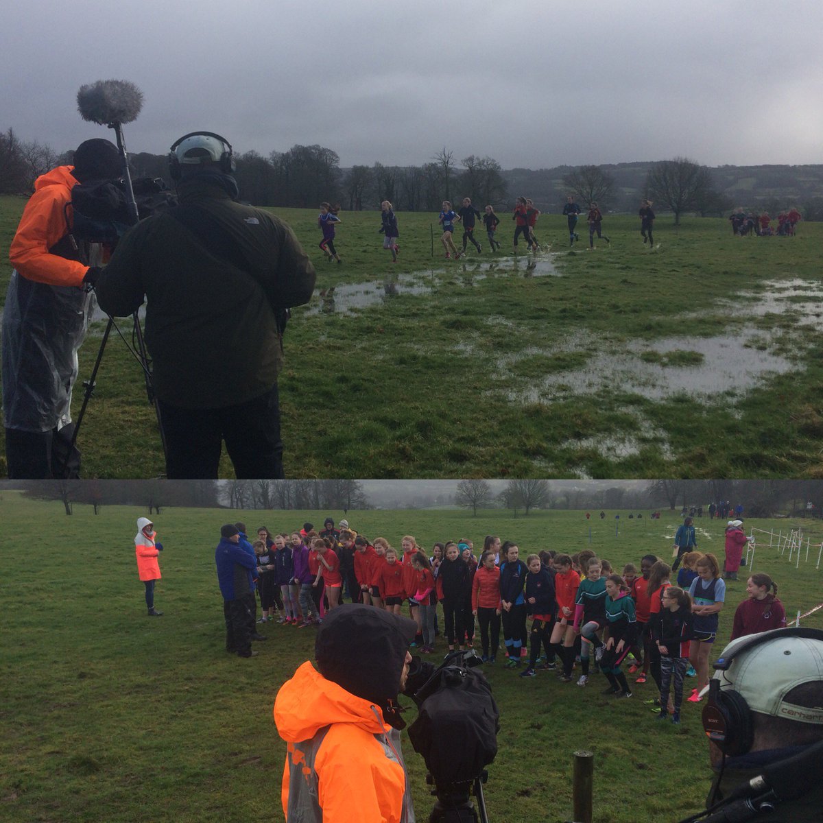 We were joined by <a href="/S4C/">S4C 🏴󠁧󠁢󠁷󠁬󠁳󠁿</a> weekly evening programme <a href="/HenoS4C/">Heno 🏴󠁧󠁢󠁷󠁬󠁳󠁿</a> at the Dyfed cross country today.
Watch it on the programme - Wednesday 14 February at 7pm on S4C 🏃🏻📺