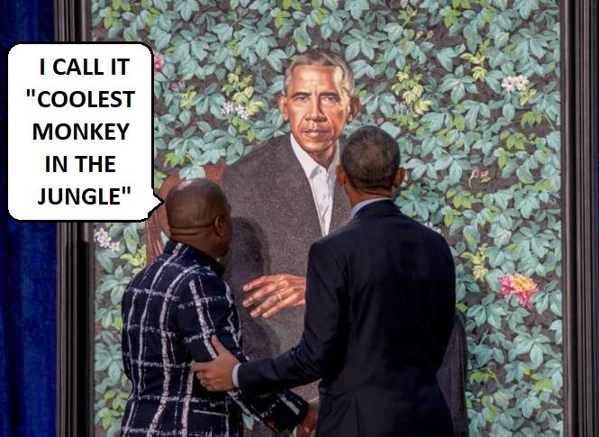 @dbongino @NRATV #ObamaPortrait  was nothing but a cheap #CulturalMarxist provocation, the Jumanji  inspired jungle motif made that much clear. Wait until they play the #RaceCard in response to the obvious memes. #CulturalMarxism