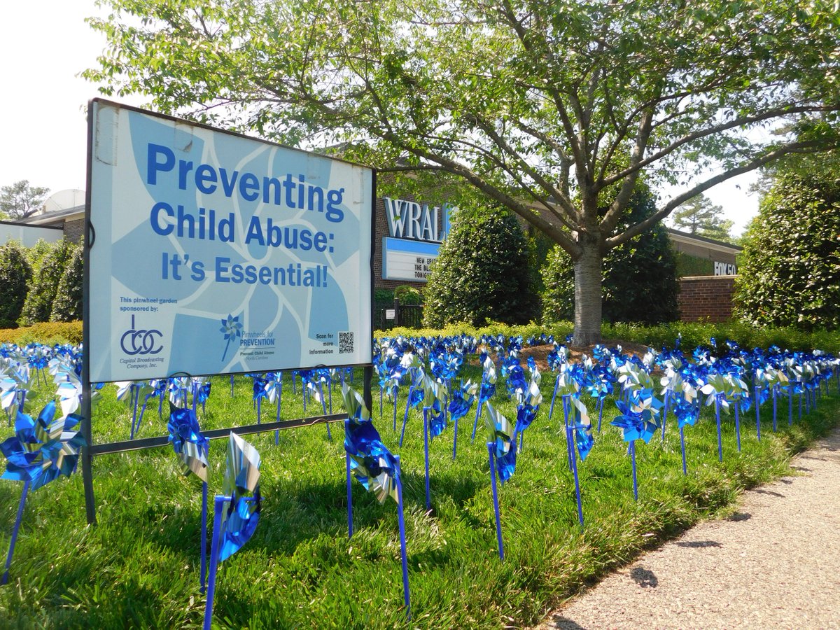 PCANC's tweet image. Yes! Our pinwheel sign seen here is based of The Essentials for Childhood messaging! Preventing Child Abuse: #ItsEssential !