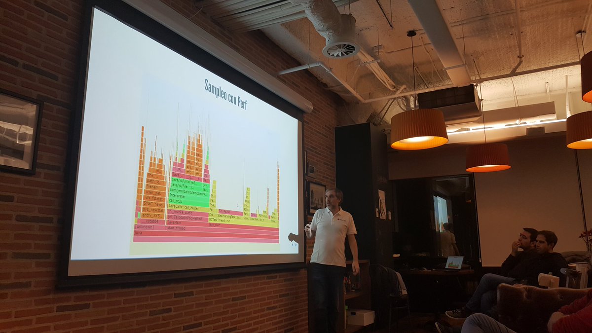 drodriguezhdez's tweet image. Hardcore #JVM performance tuning using #FlameGraphs in this meetup with @jerolba in @MadridJUG

Very useful to obtain a huge improvement for applications with high/very high concurrency.