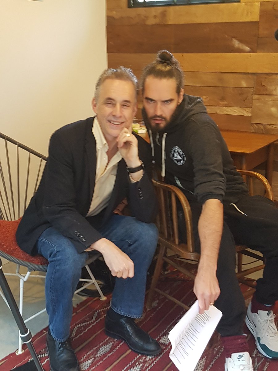Dr Jordan B Peterson on Twitter: "With Russell Brand for tomorrow's podcast  https://t.co/H7GLekceJz… "