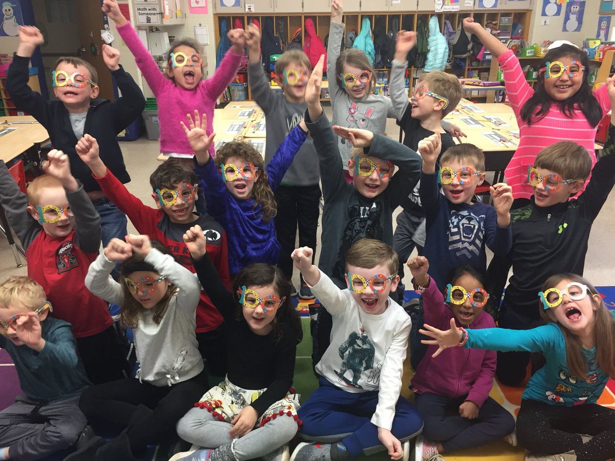 First grade celebrates the 100th day of school!