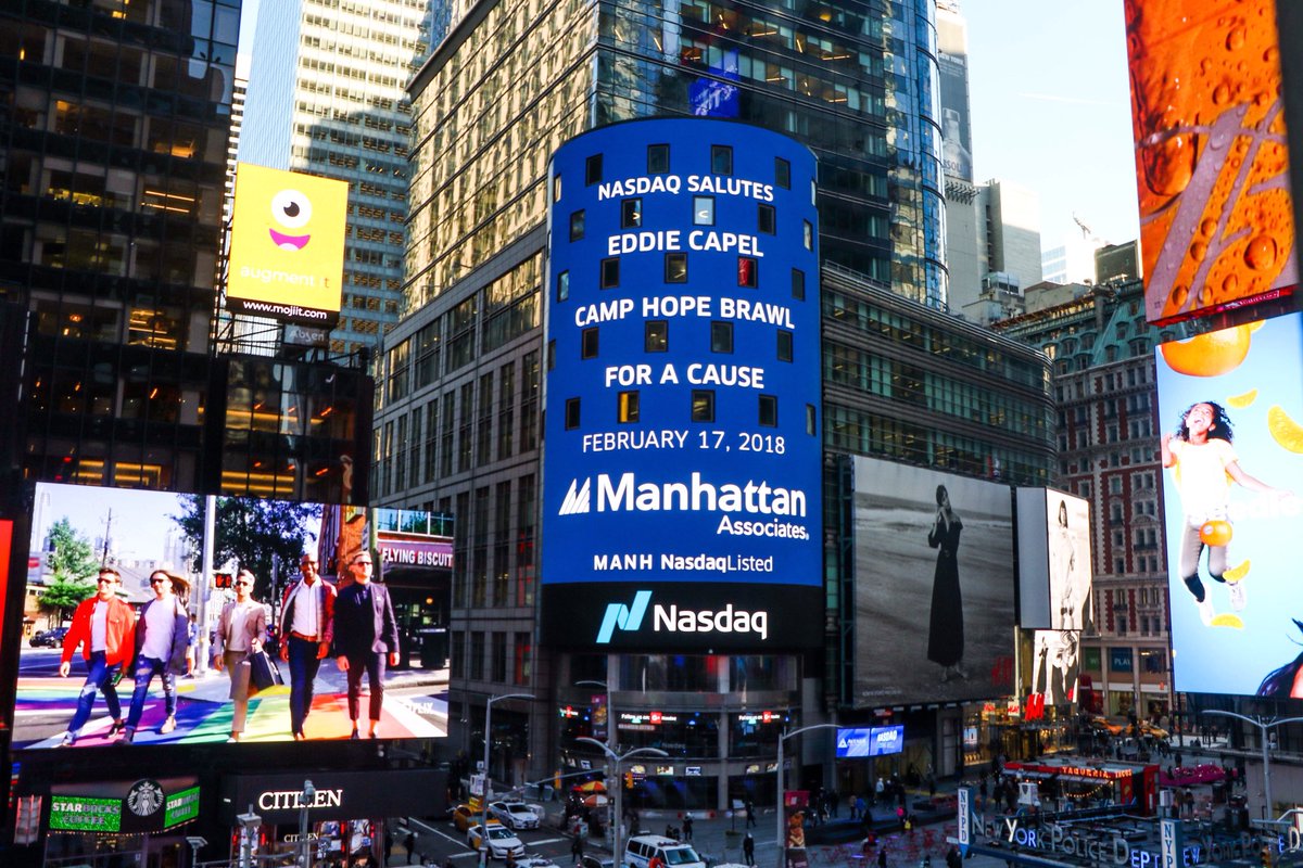 ManhAssocNews's tweet photo. Thanks @Nasdaq for the support! @ManhAssocNews CEO has raised almost $60k for Camp Hope and will be fighting for the nonprofit in @BrawlforaCause at @MBStadium this Saturday. #PushPossible #brawlforacause #charityboxing https://t.co/EDipfpmivC