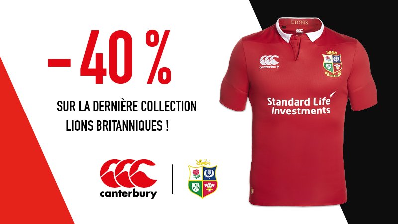 Encore une semaine pour profiter des soldes sur canterbury.fr !
Venez vite découvrir la dernière collection Lions Britanniques à moins 40% 🦁
#committedtothegame #TeamCCC #Canterbury #rugby