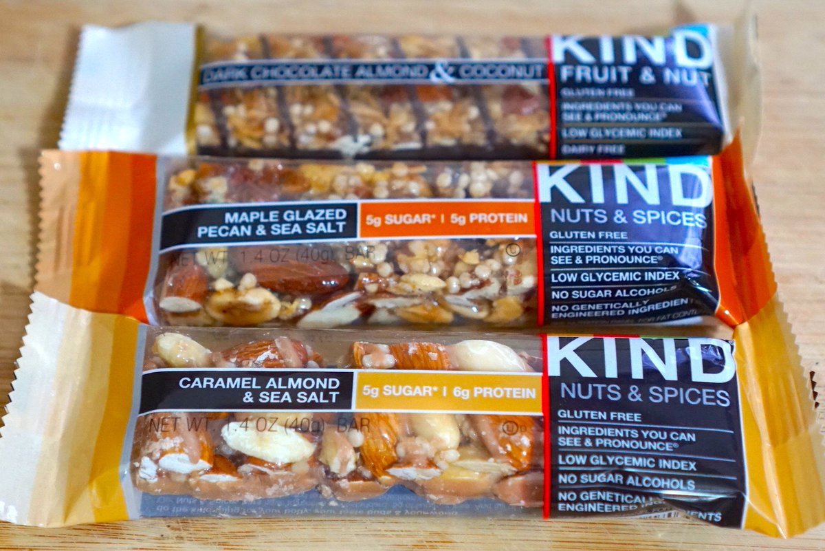LynGraft's tweet photo. Grabbing a photo of my KIND Snack bars stash at home to put into my "Storytelling for #CPG Startups" presentation for #AustinCPG Week. I know @DanielLubetzky & @DannyWitte from @KINDSnacks will like this #CPGWeek in #Austin https://t.co/NQ6AZwwODh